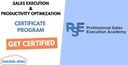 Sales Execution &amp; Productivity Optimization Cerificate - Live 3 Day In Person